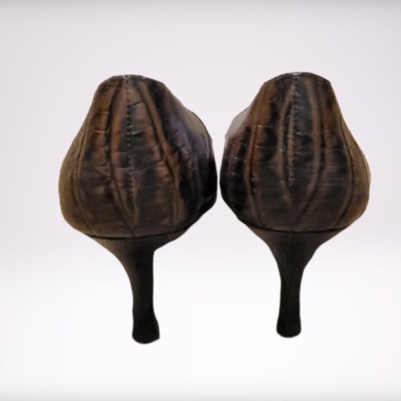 Etienne Aligner Parliament leather Pumps - Picture 3 of 9